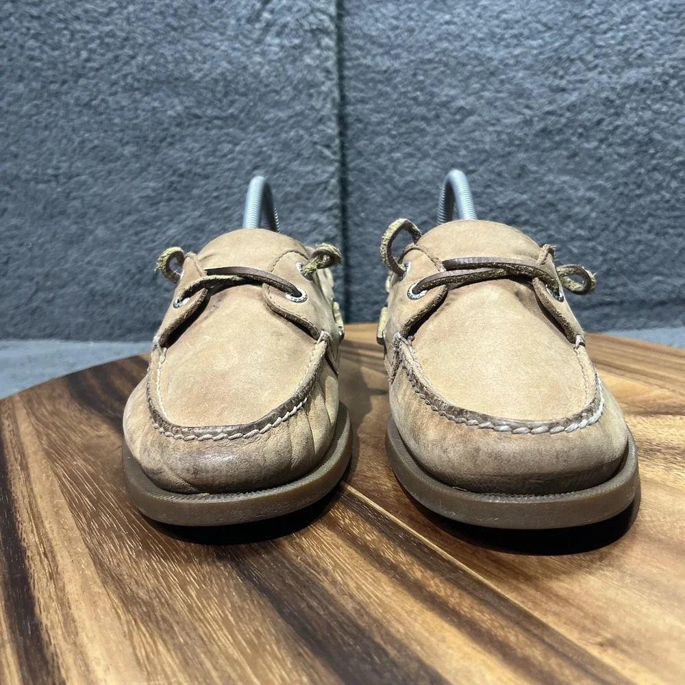 Sperry Men's Authentic Original Canvas Sperry Top Sider Shoe‎ Slip On Size 7.5M
